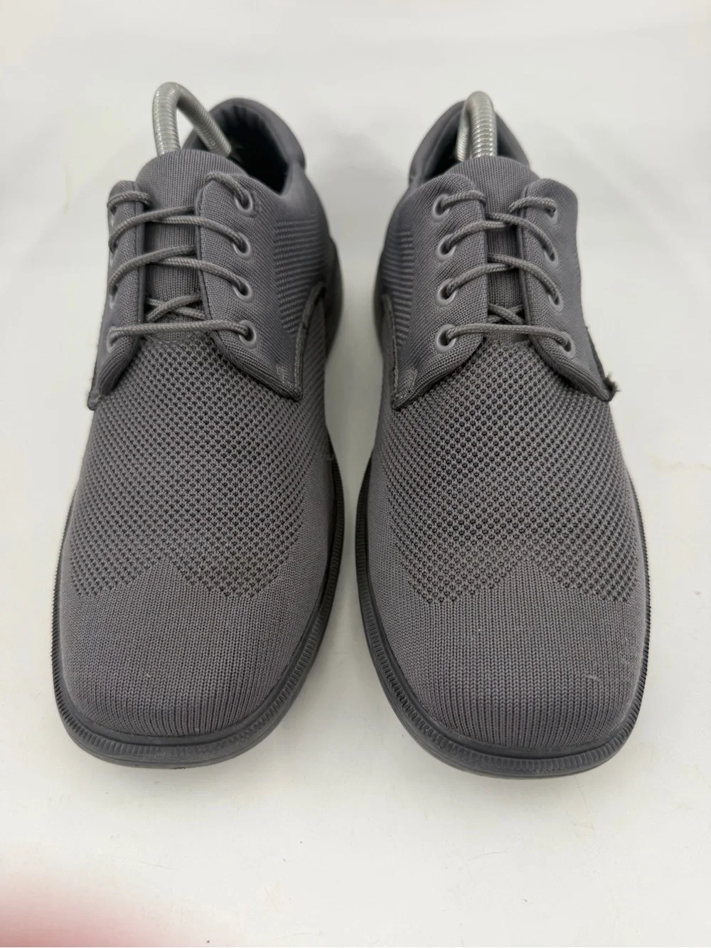 Skechers Men’s Caswell Aleno Dark Grey -SZ 8.5- Lace-Up Comfort Oxford Shoes